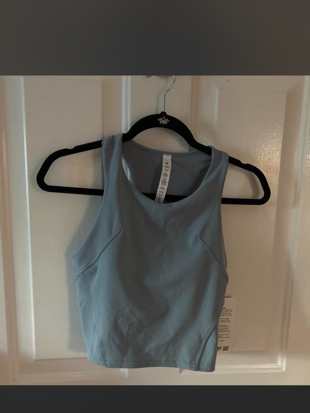 Light Blue Women's Athletic Tank Top